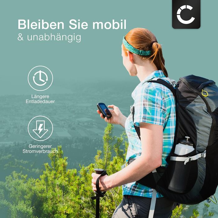 Акумулятор для навігації CELLONIC, сумісний з Garmin Oregon 700, 600, 750t, 650, 600t (2000 мАг, 2,4 В), 3 шт., упаковка 3 шт. 2000 мАг