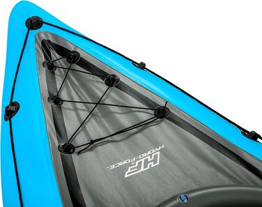 Надувний каяк на 1 особу з ручним насосом, веслом, сумкою для перенесення, синій, Single Cove Champion 2023