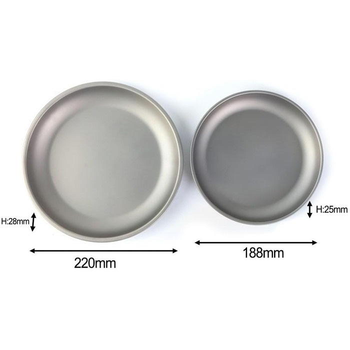 Миска Титан для фруктів, ідеальна для кемпінгу та пікніків (22 см)