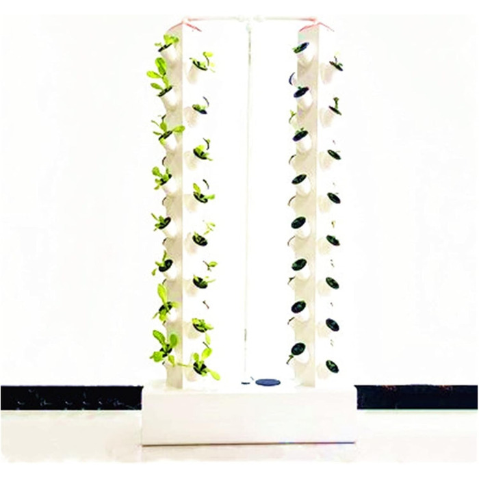 Система гідропонного вирощування. Система гідропонного вирощування. Вертикальна вежа для гідропоніки. Садовий набір. Система аеропонного вирощування. Рамка для посадки фруктів, овочів, трав, білий набір для гідропонного вирощування.