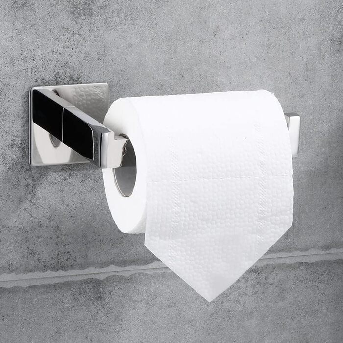 Тримач для туалетного рушника без свердління, тримач для туалетного рушника 304 хромована нержавіюча сталь, тримач для туалетного