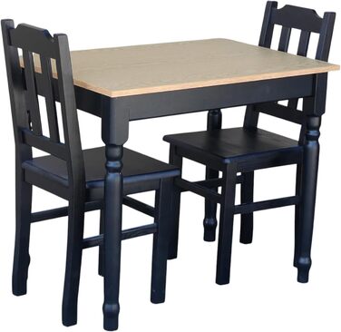 Дерев&39яний обідній стіл 90x60 см Компактний та стійкий З декоративними ніжками Для 2 осіб Невеликий кухонний стіл Скандинавський дизайн Стільниця Світлий дуб, 90 см x 60 см