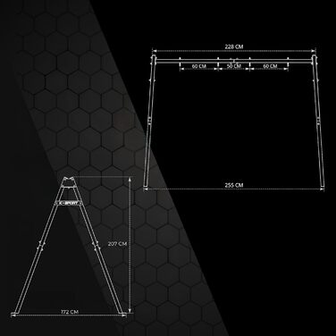 Подвійна гойдалка (метал) з лелечим гніздом та дитячою гойдалкою Рама гойдалки витримує навантаження до 150 кг Стабільна та безпеч