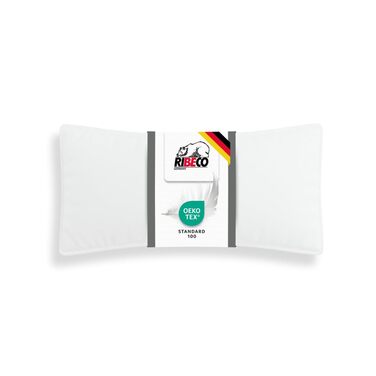 Пухова подушка Johanna, біла, 40x80 см, з оптимальною підтримкою голови та шиї, виготовлена з пір&39я та пуху і м&39якої бавовни, зроблена в Німеччині