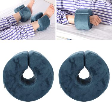 Комплект із 2 подушок для підняття ніг TITA-DONG, клиноподібні подушки для підтримки щиколотки та п&39яти, подушки для підняття ніг та рук, подушки для щиколотки від болючого тиску в стопах, петля для ніг, підтримка ніг для сну пацієнтів