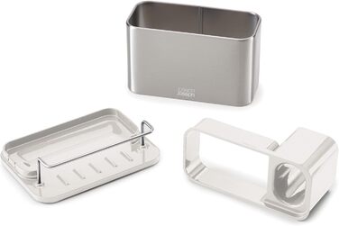 Органайзер для раковини Joseph Joseph Surface з нержавіючої сталі Caddy, тримач для губки, нержавіюча сталь, світлий камінь