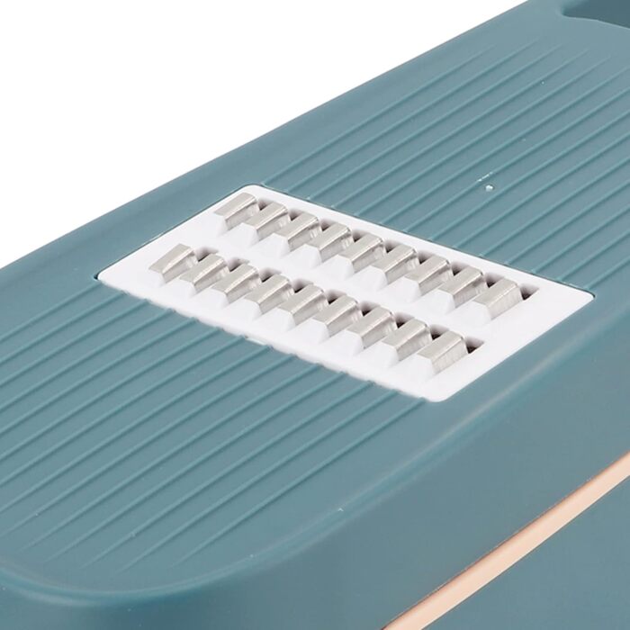 Багатофункціональний подрібнювач овочів Miokycl, ручний подрібнювач сиру із захисним кожухом для рук для зливу, шинкування, зберігання овочів