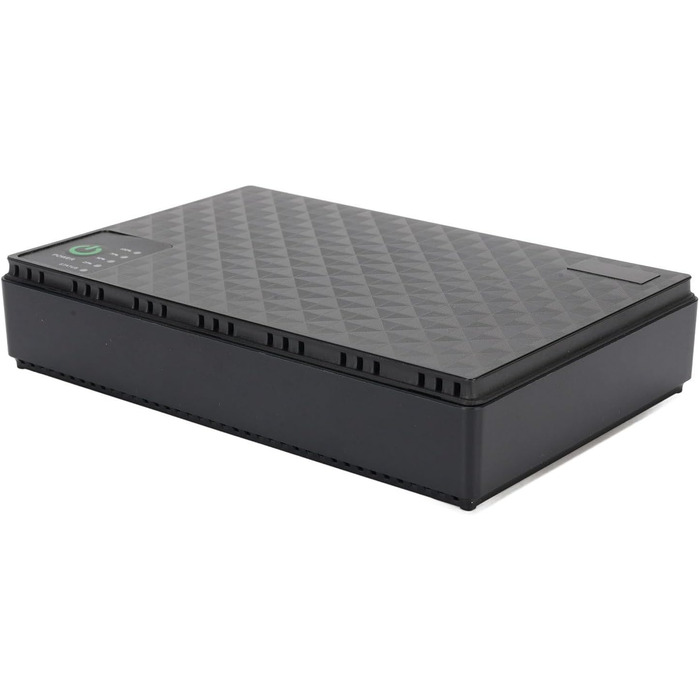 Джерело безперебійного живлення (UPS) 10400mAh USB 5V DC 5V 9V 12V POE 15V 24V, до 18W, для роутерів та модемів (Європейська вилка 85-265V)