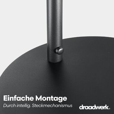 Круглий журнальний столик Журнальний столик для вітальні та їдальні 40 см Метал з порошковим покриттям Дизайн поза часом (чорний)