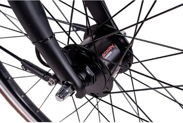 Жіночий міський велосипед Airtracks 28 дюймів Citybike LS CI.2820W Shimano Nexus 7-швидкісна втулка з динамо - матово-чорний. Розміри рами 45 см 50 см - Модель 2026 50 см (для зросту 165-180 см)