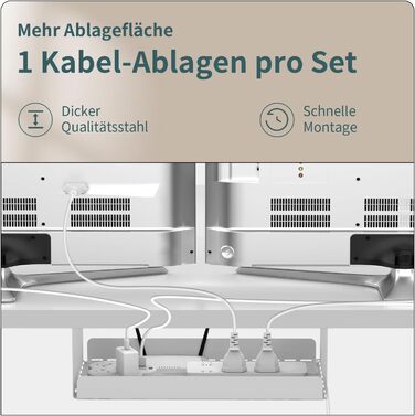Регульований по висоті письмовий стіл 120x80 см з USB-портом для зарядки, 3 елементами управління пам'яттю і технологією захисту в