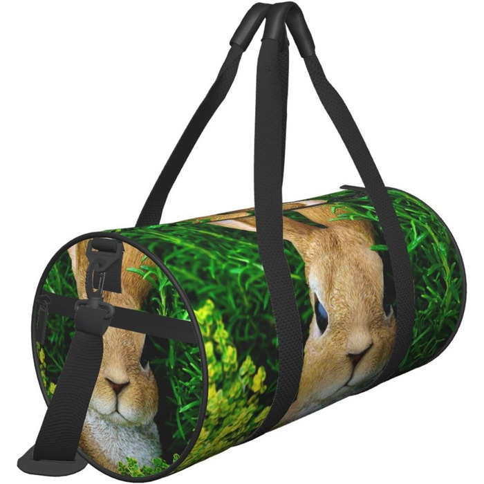 Дорожня сумка-мішок з коричневим кроликом, спортивна сумка для чоловіків та жінок, сумка для подорожей