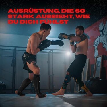 Щитки для гомілок LNX &39Performance Pro&39 для бойових мистецтв Муай Тай, ММА, розмір M (середній)