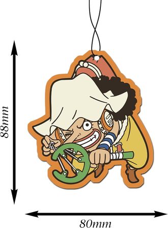 В1 автомобільний ароматизатор дерева / освіжувач повітря, аніме-ароматизатор повітря для автомобілів One Piece Chibi Style, мавпа