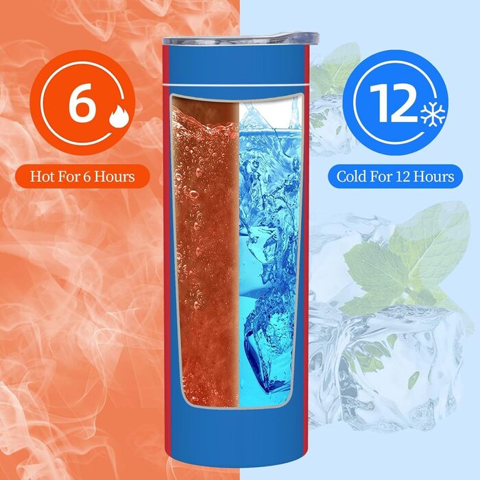 Кухоль з прямою трубочкою, дизайн монгольський прапор, друкований, дорожній кухоль, підходить для кемпінгу, офісу та дому, 590 мл