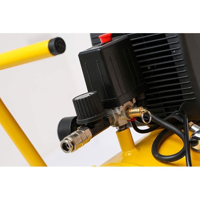 Повітряний компресор ABAC POLE POSITION B20 BASELINE, 24-літровий повітряний компресор, подвійний манометр, макс. тиск 8 бар, впор