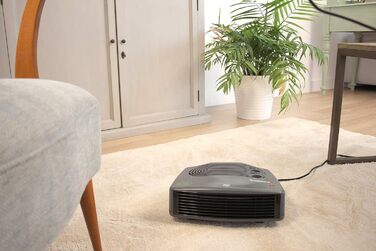 Горизонтальний вентилятор PTC преміум-графіт, 750/1500 Вт, термостат, 1500-PTC