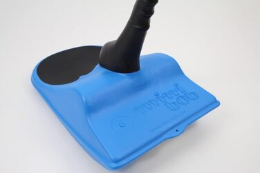 Дитяча пластикова шапка на зиму синя