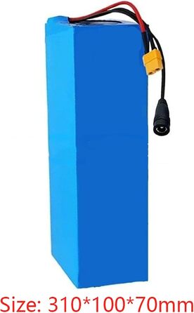 Акумулятор для електровелосипеда 60 В 25 Аг, акумулятор для електровелосипеда 16S5P, водонепроникний ПВХ-акумулятор, вбудована система управління будівлею (BMS) із зарядним пристроєм, для двигунів 200 Вт, 350 Вт, 500 Вт, 800 Вт, 1000 Вт, 1200 Вт, 1500 Вт,