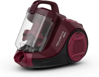 Безмішковий пилосос, 1,2 л, паркетна щітка RO2933EA, чорний/темно-червоний