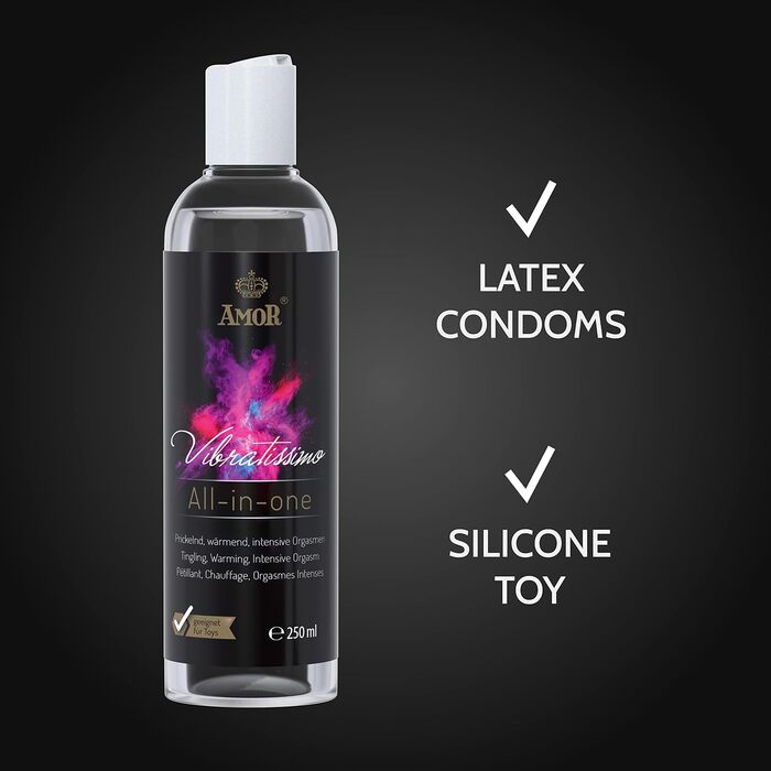 Презервативи Vibratissimo Play Gel все в одному 250 мл та MY.SIZE, 3 шт. Зігрівальний, поколюючий та стимулюючий оргазм лубрикант Зволожувальний матеріал на водній основі та презервативи шириною 57, 60, 64 мм, 250 мл () Набір (все в одному презервативи My