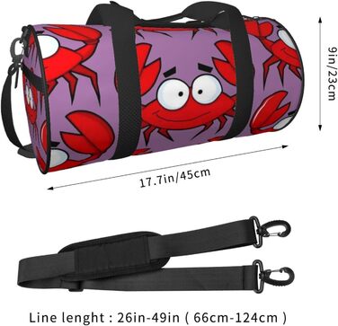 Спортивна дорожня сумка Краб для чоловіків та жінок, велика сумка для пляжу та тренувань