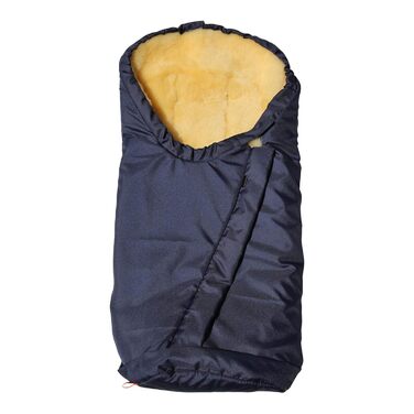 Овчина - ДИТЯЧА МІШОК ДЛЯ НОГ Дитячий грілка для ніг колір синій