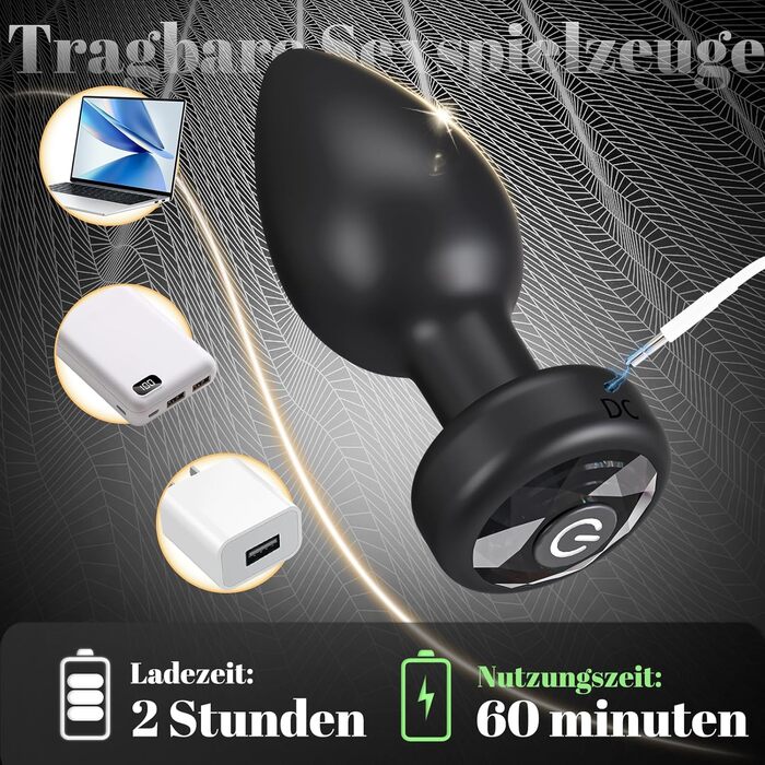 Анальна пробка для жінок та чоловіків, секс-іграшка для жінок, вібратор-анальна пробка з додатком, вібрація в 10 режимах, силіконова анальна пробка з вібрацією для жінок, секс-іграшка, набори вібраторів для жінок, секс-іграшки