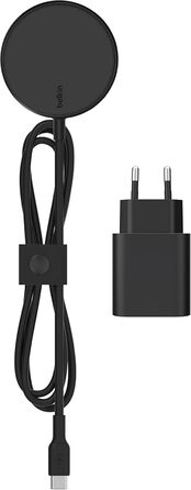 Магнітний бездротовий зарядний пристрій (мережевий зарядний пристрій потужністю 20 Вт з кабелем довжиною 2 м у комплекті, для iPho