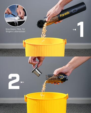 Акумуляторний автомобільний пилосос Fanttik Slim V8 Mate з високою потужністю, 12000 Па/30 Вт, портативний пилосос RobustClean з г