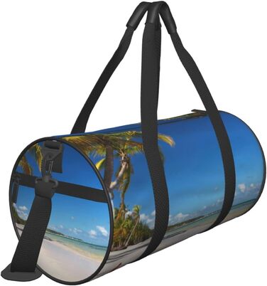 Дорожня сумка-мішок з кокосовою пальмою та пляжним мотивом, унісекс, спортивна сумка