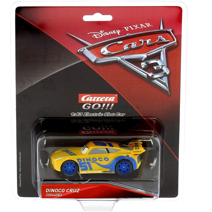 Каррера Фільм 20064083 GO Disney Pixar Cars - Діноко Круз