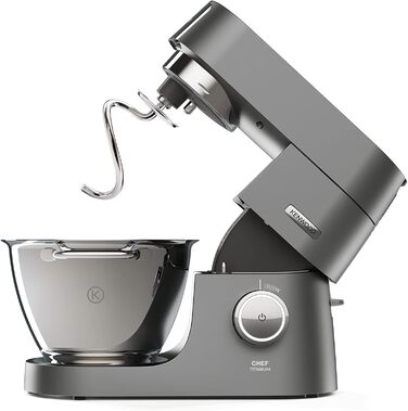 Гачок для тіста Kenwood з нержавіючої сталі KAT52.000SS, аксесуари для кухонних комбайнів Kenwood, гачок для змішування підходить для всіх кухонних комбайнів Chef, можна мити в посудомийній машині, нержавіюча сталь, срібло