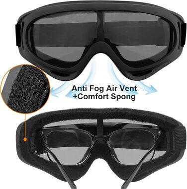 Тактичний страйкбольний шолом WLXW Mich з еластичною сітчастою балаклавою та окулярами проти запотівання, повний захист обличчя для полювання, косплею, ігор CS, чорний