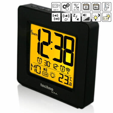 Годинник настільний Technoline WT330 Black (WT330)