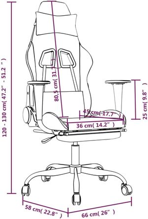 Геймерське крісло, офісне крісло, з підставкою для ніг, чорно-жовте, тканина