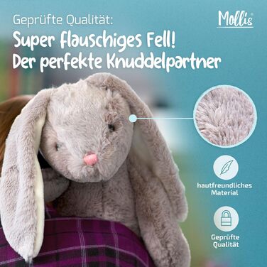 М'яка іграшка Mollis Кролик, 60 см, плюш