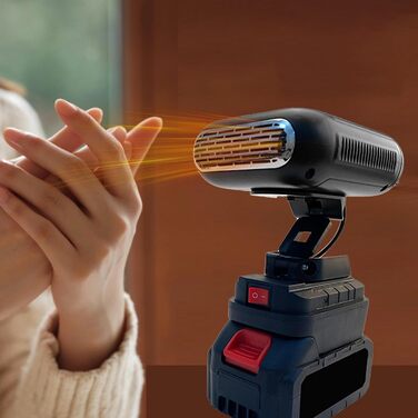 Портативний обігрівач кімнати Asixxsix, регульована температура від 30C до 80C, тихий обігрівач, настільний обігрівач з функцією повороту на 90, 2 USB-порти, для офісу та гуртожитку