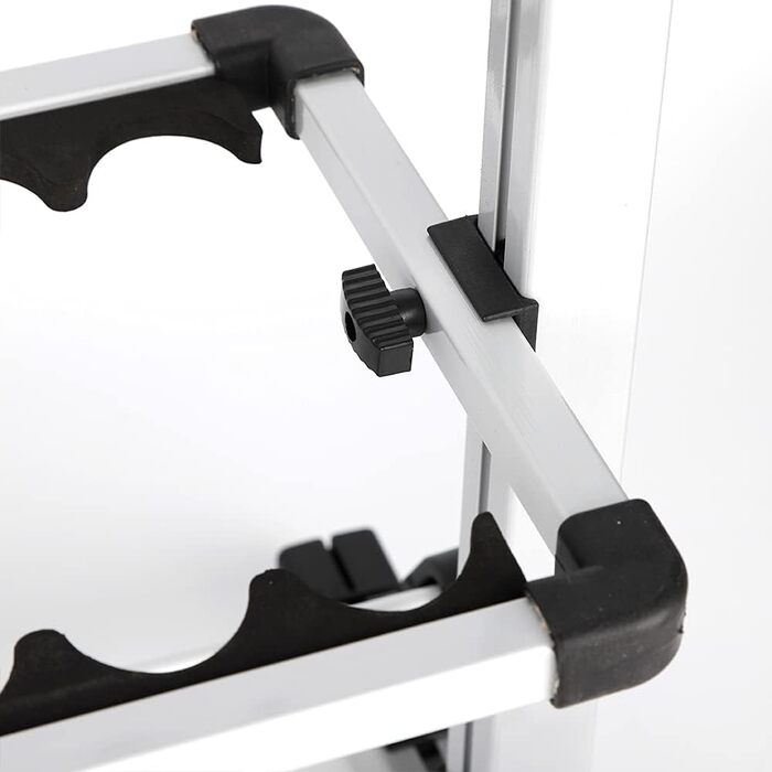 Підставка для вудки, тримач для вудки, підставка для вудки, тримач для вудки, підставка для вудки, підставки для вудки, портативний рибальський тримач на 24 вудки, алюмінієвий сплав, 73 см * 32,5 см * 72 см