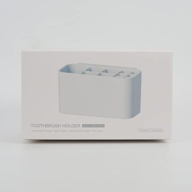Тримач для зубних щіток настінний - настінний тримач для зубних щіток у ванній кімнаті - підставка для зубної пасти (4 відділення