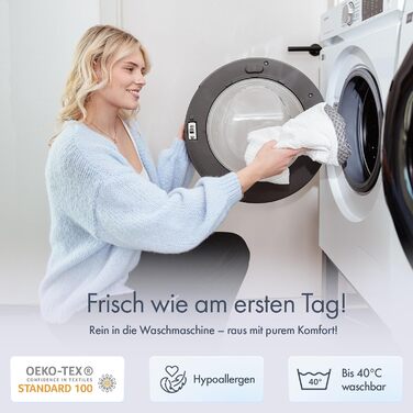 Ортопедична подушка для шиї Knoop Home & Living з піни з ефектом пам&39яті - Ергономічна подушка від болю та напруги в шиї - Ідеально підходить для сну на боці та спині - Знімний чохол