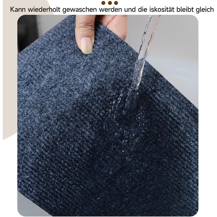 Сучасні килимки для сходів, комплект з 5 шт. , 20x70 см Килимки для сходів у приміщенні, 5 шт. , самоклеючі Захист сходів, килимове покриття для сходів у приміщенні для дітей та людей похилого віку