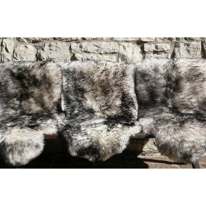 Килим Hollert Lambskin Black Forest 110-120 см з натуральної мериносової овчини, м&39який, екологічно чистий, з німецьких вівчарських ферм, натуральної форми, декоративне хутро, преміум-класу, доріжка з овчини, подушка на сидіння