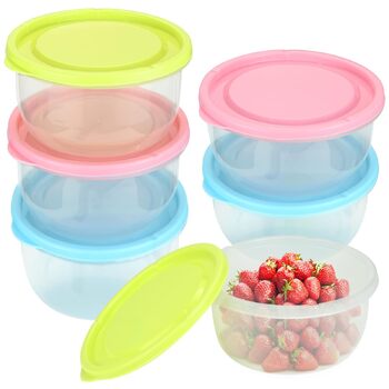 Елементна коробка для тіста для піци з кришкою, коробка для тіста для піци з харчового пластику, коробка для розстойки піци, контейнер для тіста для піци для домашнього використання, контейнер для інгредієнтів для кухні, ресторану чи дому (різнокольоровий