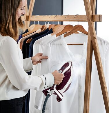 Парова прасувальна станція Tefal GV9810 Pro Express Vision Розумне світлодіодне підсвічування на прасці потужний тиск 8,3 бар 180