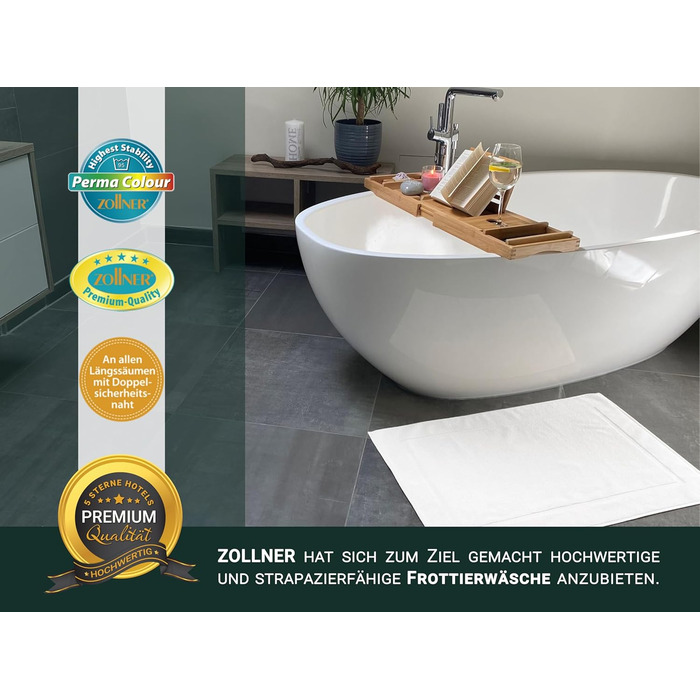 Комплект із 2 килимків для ванної 50x80 см - надзвичайно поглинаючі та м&39які килимки для ванної білого кольору - з глибокими смужками та тканим каркасом - бавовна - готельна якість 2 килимки для ванної білі