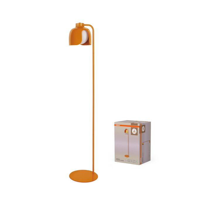 Підлоговий світильник Osram Decor Corolle E27, помаранчевий, ретро