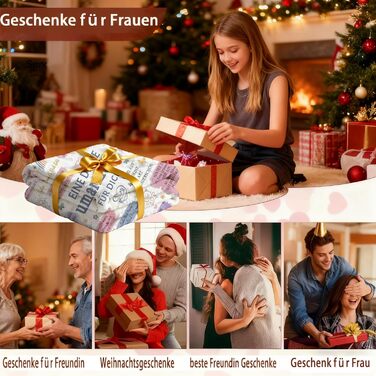 Подарунок для дівчини/дівчини 150x200 см Ковдра для обіймів для найкращої подруги/обіймів, натхненний подарунок для дружби для жінки/дівчини/сестри на день народження, Різдво 200 x 150 см