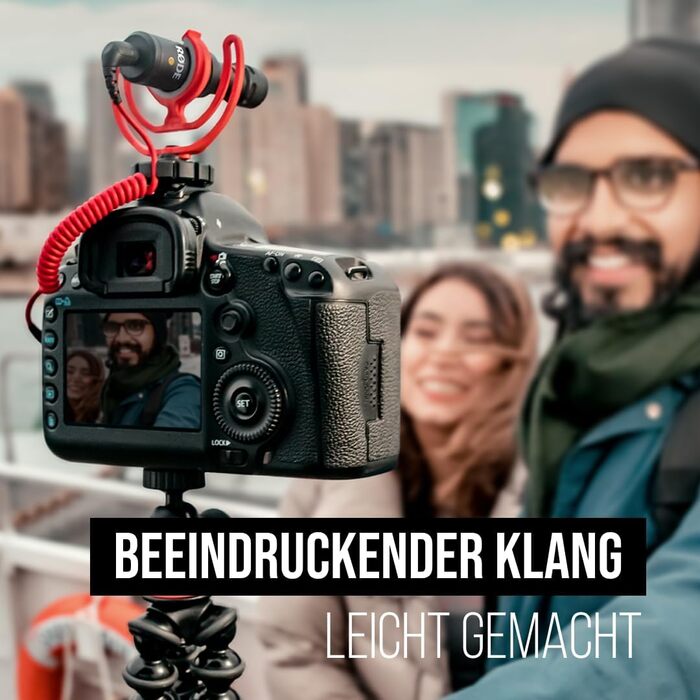 �DE VideoMicro спрямований мікрофон для кріплення на камеру для запису відео та створення контенту VideoMicro Single