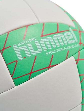 Гандбольний м&39яч hummel hmlEVOLUTION Advanced, незалежний від статі, 3 кольору OFF WHITE/GREEN/RED
